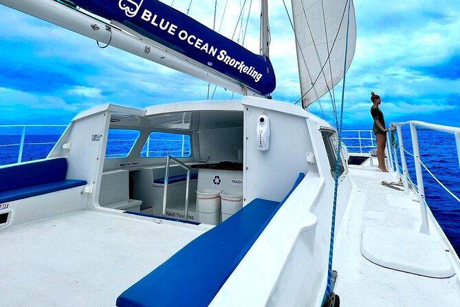 Waikiki Catamaran Escape: Snorkel with Turtles & Water Sports Fun - Setting out from Ala Moana Harbor