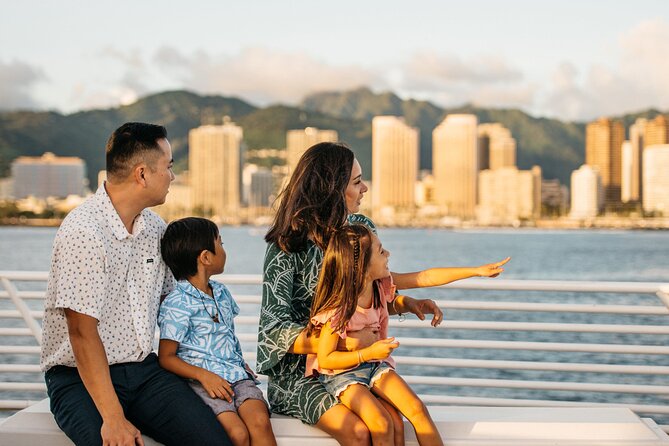 Waikiki Sunset Cocktail Cruise aboard the Majestic by Atlantis - Music, Atmosphere, and the Fireworks Option