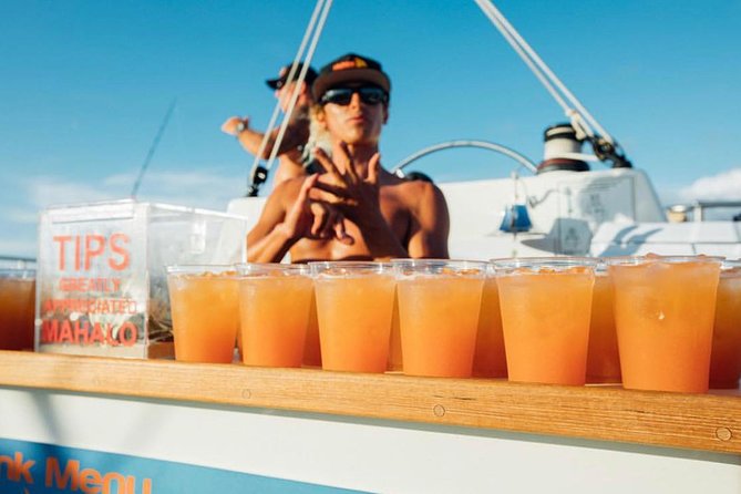 Waikiki Sunset Cocktail Sail with Open Bar - The open bar and what you actually get